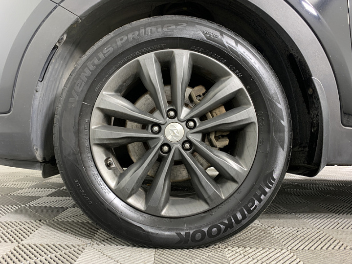 HYUNDAI Santa Fe 2.2, 2017 года, Автоматическая, ЧЕРНЫЙ