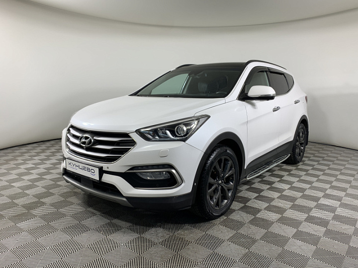 HYUNDAI Santa Fe 2.4, 2017 года, Автоматическая, БЕЛЫЙ