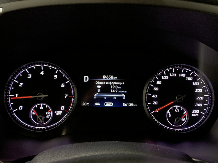 Hyundai Santa Fe 2.5, 2021 года, Автоматическая, Серый