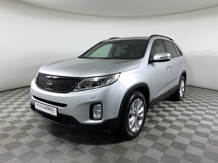 KIA Sorento 2.4, 2014 года, Автоматическая, Серебристый