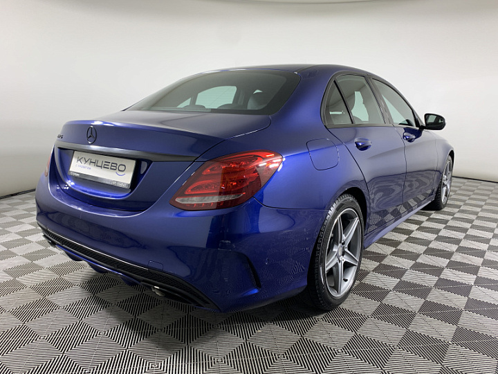 MERCEDES-BENZ C-Класс 180 1.6, 2016 года, Автоматическая, СИНИЙ