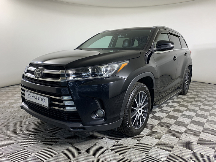 TOYOTA Highlander 3.5, 2018 года, Автоматическая, ЧЕРНЫЙ