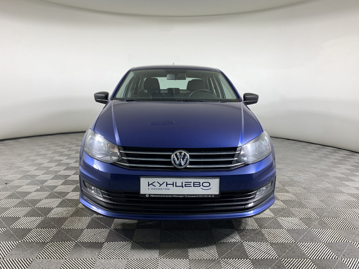 VOLKSWAGEN Polo 1.6, 2018 года, Механика, ЯРКО-СИНИЙ