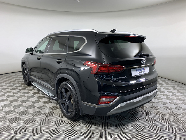HYUNDAI Santa Fe 2.2, 2019 года, Автоматическая, ЧЕРНЫЙ