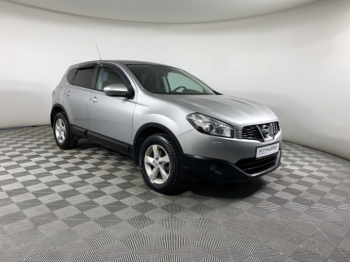 NISSAN Qashqai 1.6, 2012 года, Вариатор, Серебристый