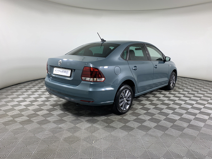 VOLKSWAGEN Polo 1.6, 2019 года, Автоматическая, серо-синий