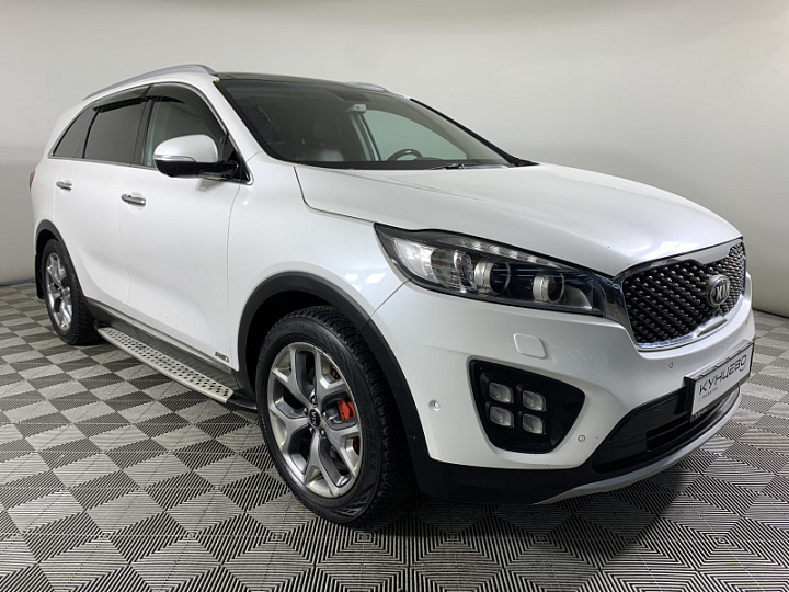 KIA Sorento 3.3, 2017 года, Автоматическая, БЕЛЫЙ