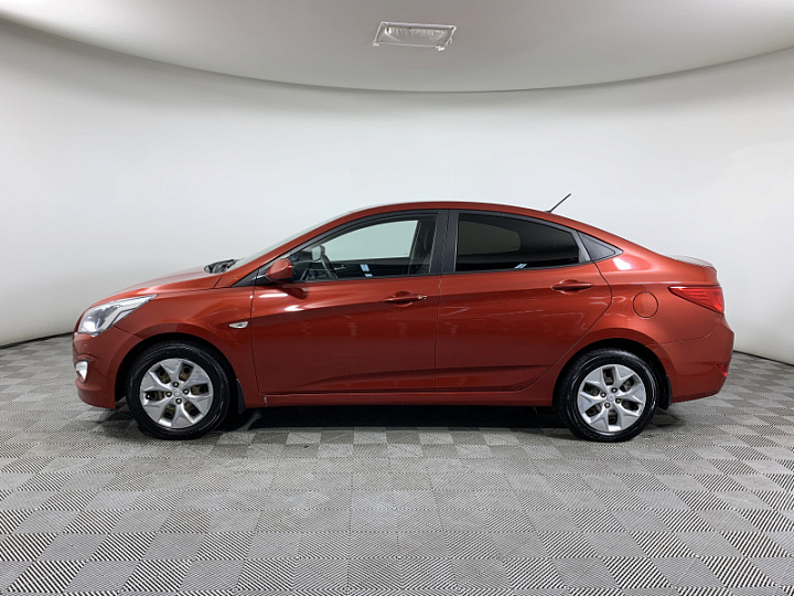 HYUNDAI Solaris 1.4, 2016 года, Автоматическая, Красный гранат