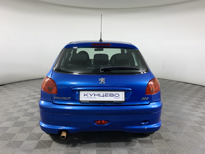 PEUGEOT 206 1.4, 2007 года, Автоматическая, ЯРКО-СИНИЙ