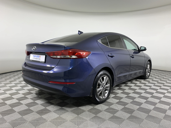 HYUNDAI Elantra 1.6, 2018 года, Автоматическая, СИНИЙ