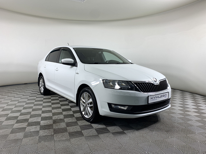 SKODA Rapid 1.4, 2019 года, Робот, БЕЛЫЙ