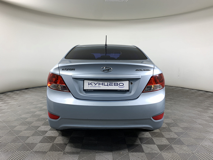 HYUNDAI Solaris 1.4, 2011 года, Механика, Серо-голубой