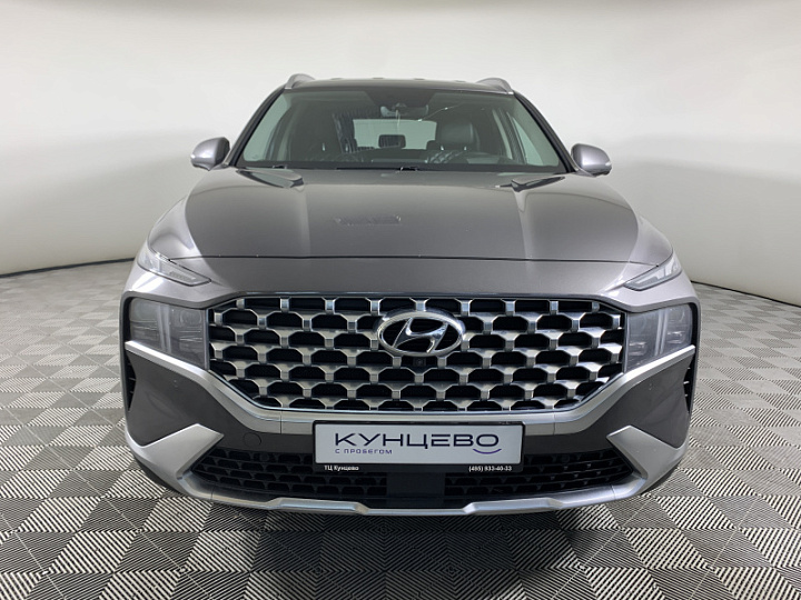 HYUNDAI Santa Fe 2.2, 2021 года, Робот, СЕРЫЙ