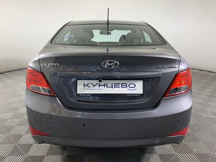 HYUNDAI Solaris 1.6, 2015 года, Автоматическая, ТЕМНО-СЕРЫЙ