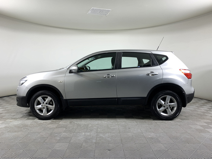 NISSAN Qashqai 1.6, 2013 года, Вариатор, Серебристый