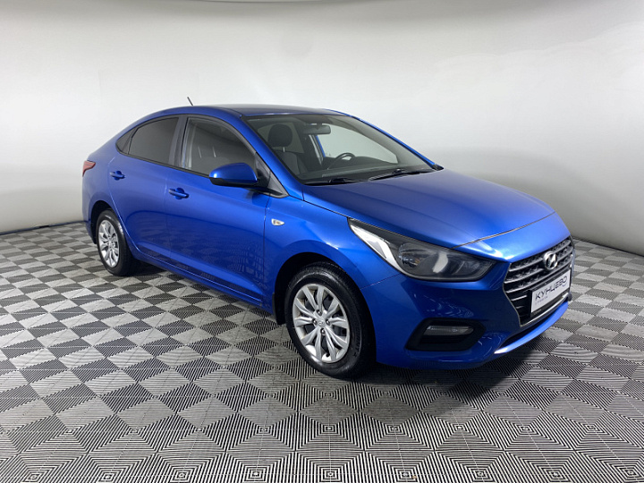 Hyundai Solaris 1.6, 2017 года, Автоматическая, Синий