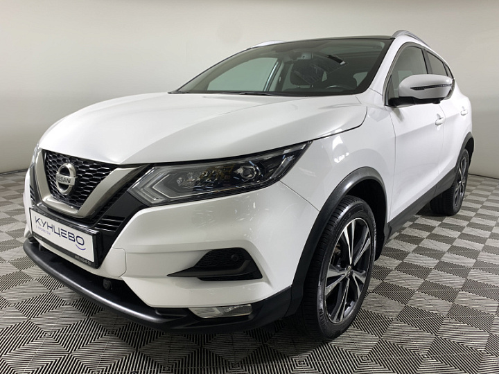 Nissan Qashqai 2, 2021 года, Вариатор, Белый
