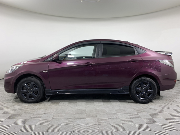 HYUNDAI Solaris 1.6, 2011 года, Механика, ФИОЛЕТОВЫЙ