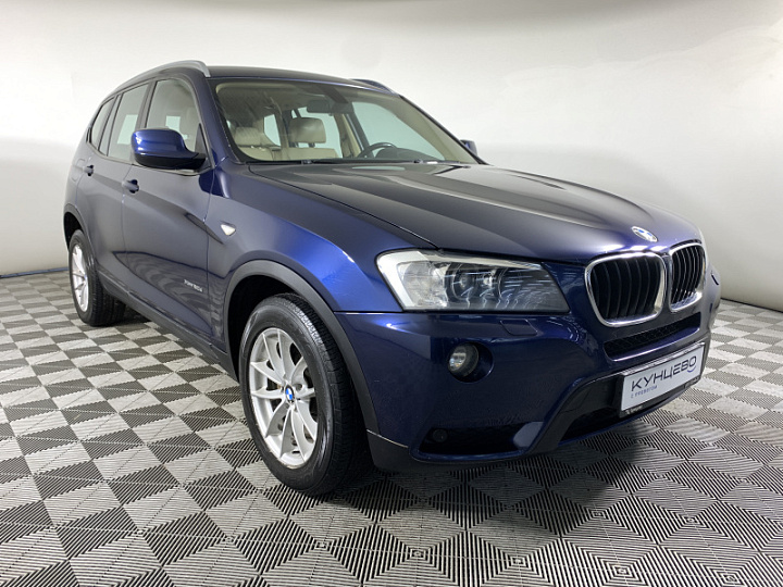 BMW X3 2, 2013 года, Автоматическая, СИНИЙ