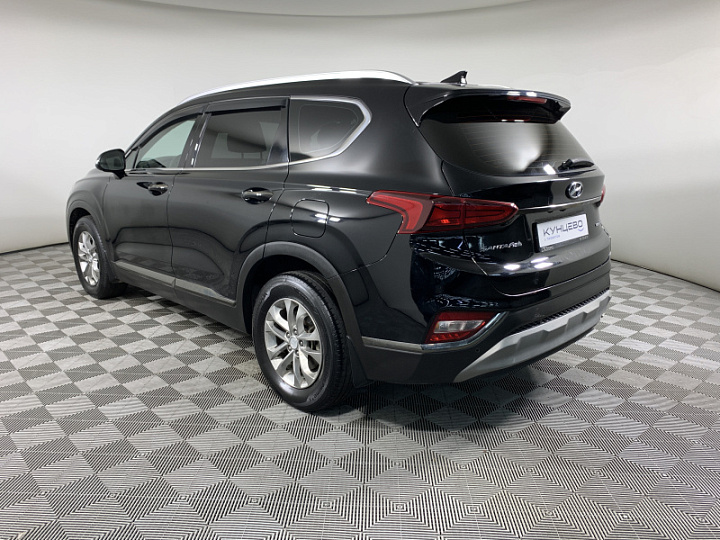 HYUNDAI Santa Fe 2.2, 2019 года, Автоматическая, ЧЕРНЫЙ