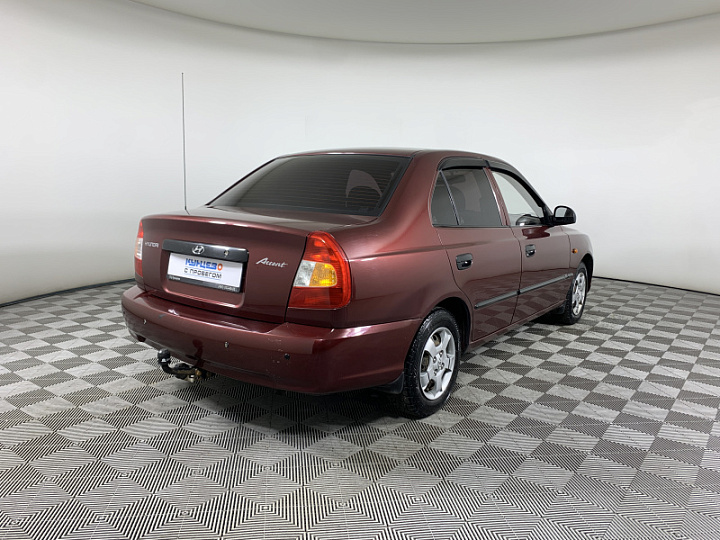 HYUNDAI Accent 1.5, 2007 года, Механика, КРАСНЫЙ