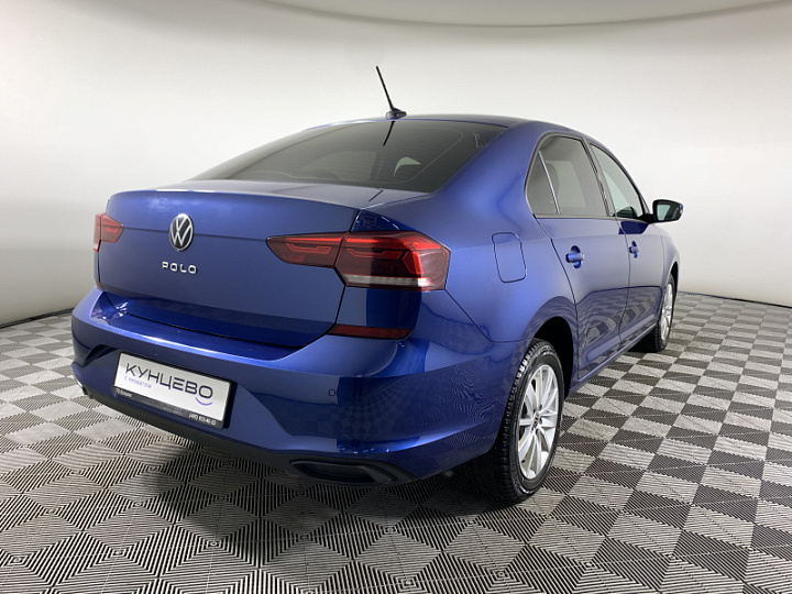 VOLKSWAGEN Polo 1.6, 2021 года, Автоматическая, СИНИЙ