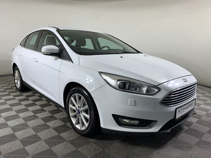 Ford Focus 1.6, 2018 года, Робот, Белый