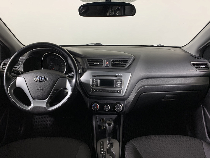 KIA Rio 1.4, 2015 года, Автоматическая, Темно-серый металик