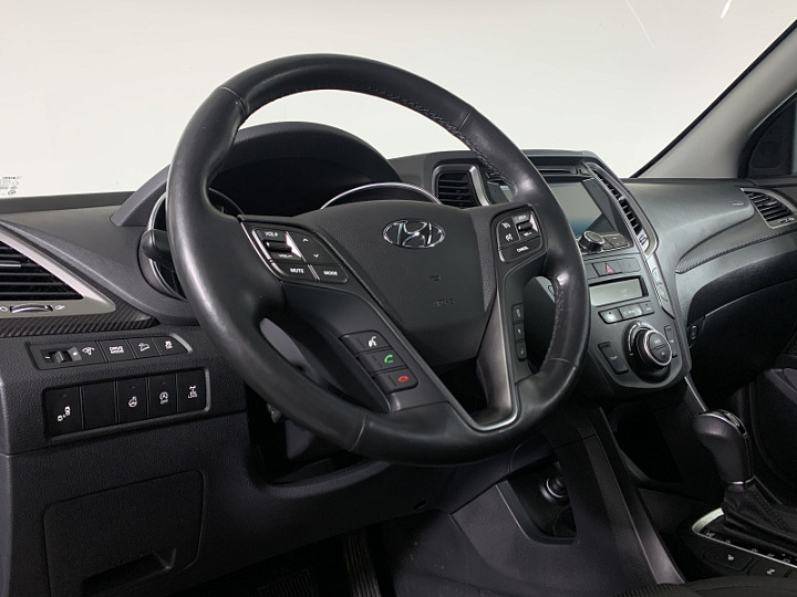 HYUNDAI Santa Fe 2.2, 2017 года, Автоматическая, ЧЕРНЫЙ