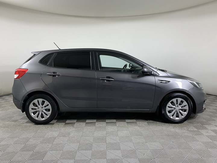 KIA Rio 1.4, 2015 года, Автоматическая, Темно-серый металик