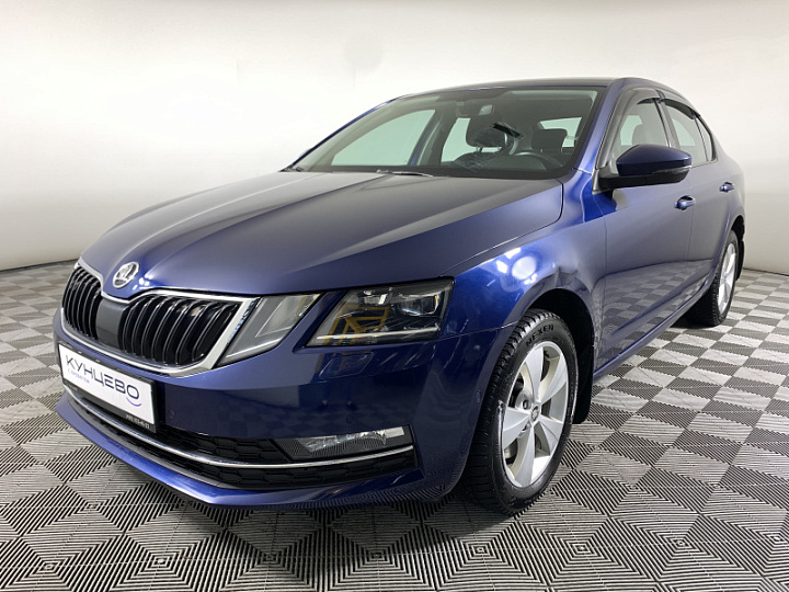 Skoda Octavia 1.8, 2017 года, Робот, ТЕМНО-СИНИЙ