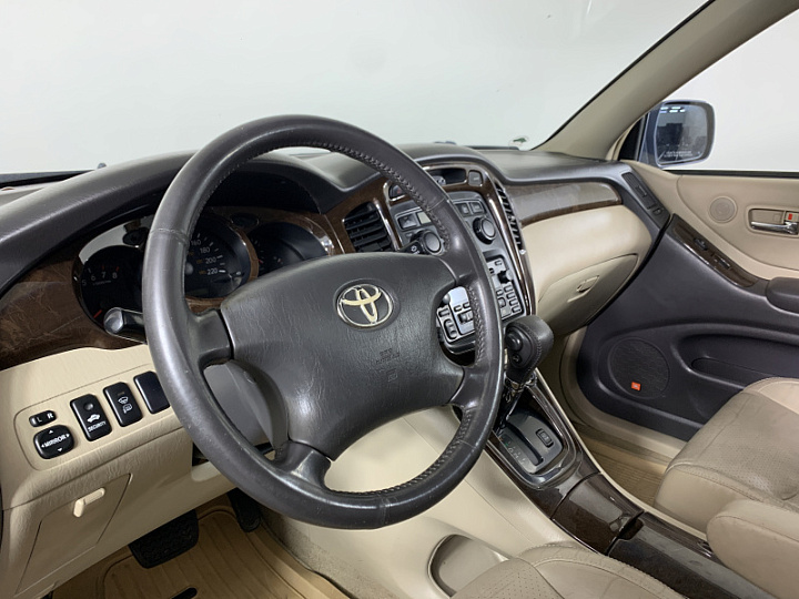 TOYOTA Highlander 3, 2003 года, Автоматическая, Серо-голубой