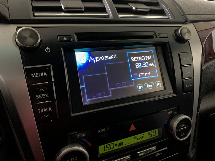 TOYOTA Camry 2.5, 2012 года, Автоматическая, Черный металлик