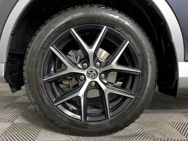TOYOTA RAV4 2, 2016 года, Вариатор, ТЕМНО-СЕРЫЙ