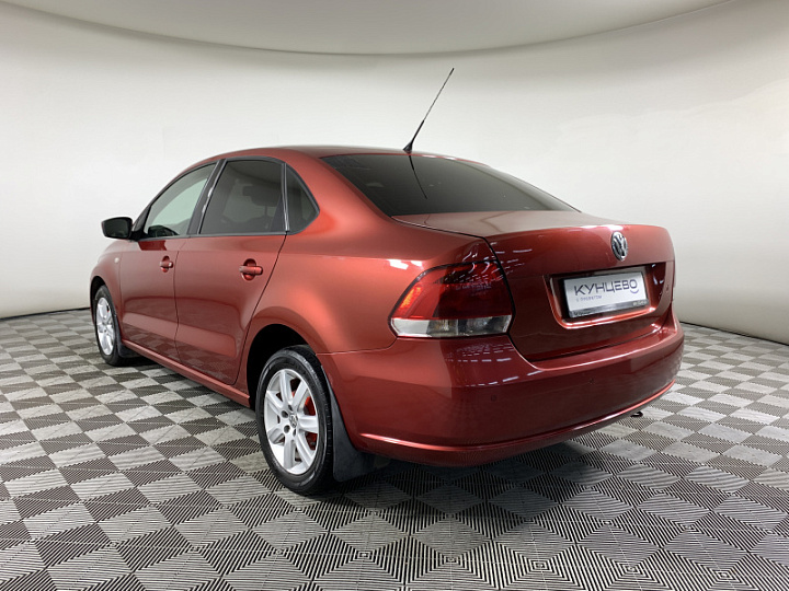 VOLKSWAGEN Polo 1.6, 2011 года, Автоматическая, ВИШНЕВО-КРАСНЫЙ