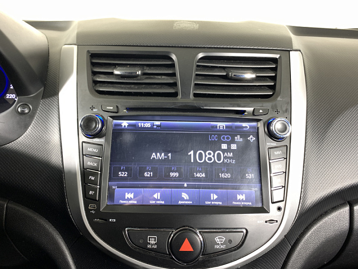 HYUNDAI Solaris 1.6, 2011 года, Автоматическая, СИНИЙ ТЕМНЫЙ