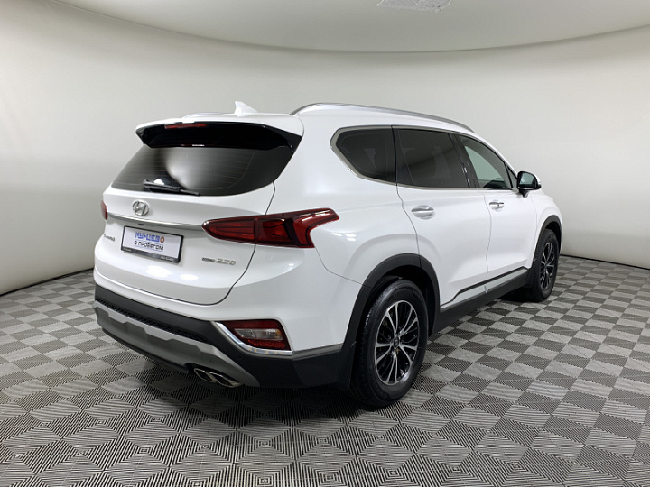 HYUNDAI Santa Fe 2.2, 2019 года, Автоматическая, БЕЛЫЙ