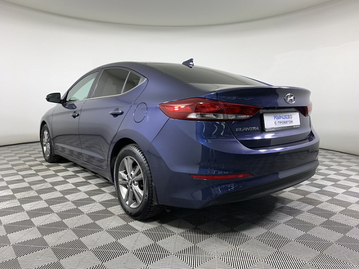 HYUNDAI Elantra 1.6, 2018 года, Автоматическая, СИНИЙ