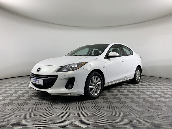 MAZDA 3 1.6, 2013 года, Автоматическая, БЕЛЫЙ