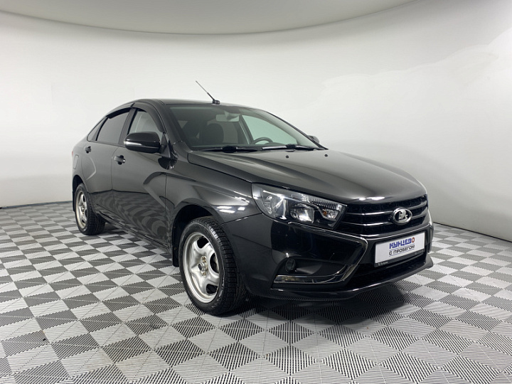 Lada Vesta 1.6, 2019 года, Робот, ЧЕРНЫЙ