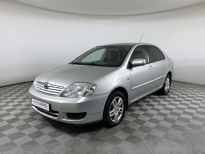 TOYOTA Corolla 1.6, 2004 года, Механика, Серебристый