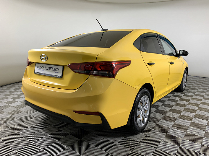 HYUNDAI Solaris 1.6, 2019 года, Автоматическая, ЖЕЛТЫЙ