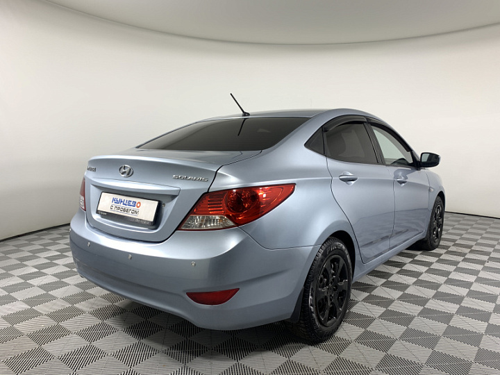 HYUNDAI Solaris 1.4, 2011 года, Механика, Серо-голубой