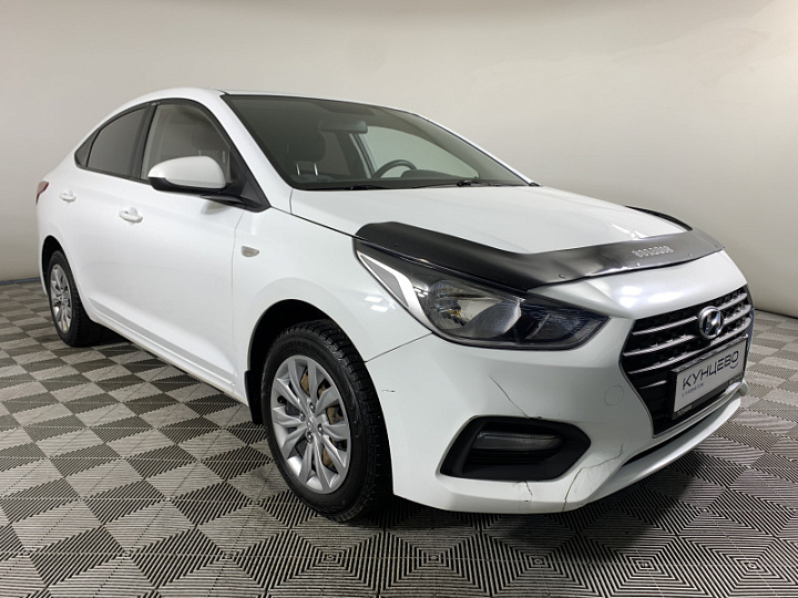 HYUNDAI Solaris 1.4, 2019 года, Механика, БЕЛЫЙ