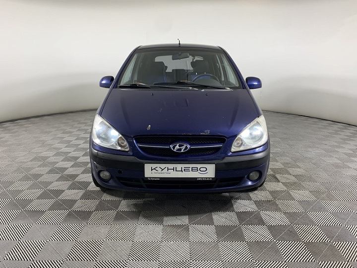 Hyundai Getz 1.4, 2008 года, Механика, Синий