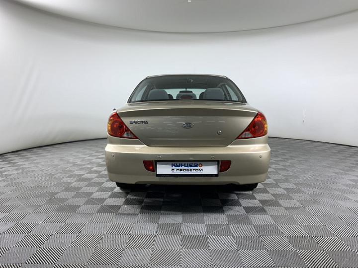 KIA Spectra 1.6, 2008 года, Автоматическая, Золотистый