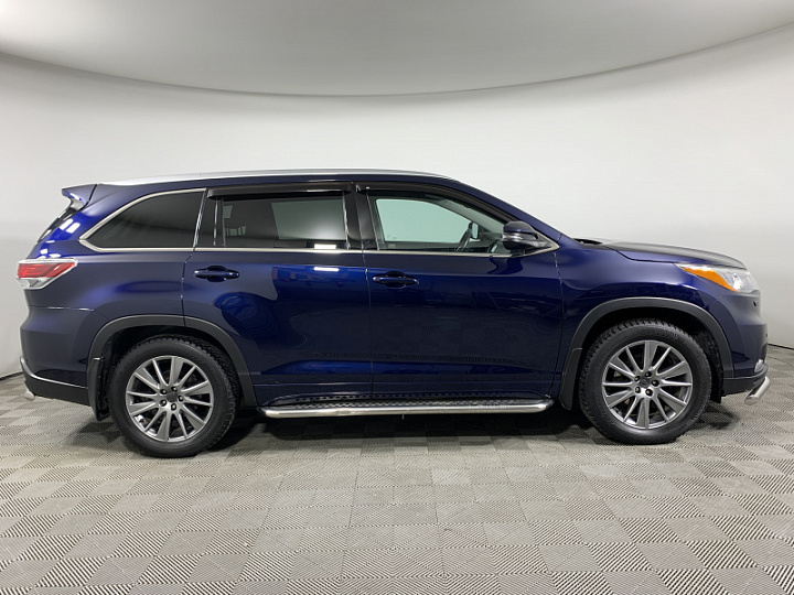 TOYOTA Highlander 3.5, 2014 года, Автоматическая, ТЕМНО-СИНИЙ