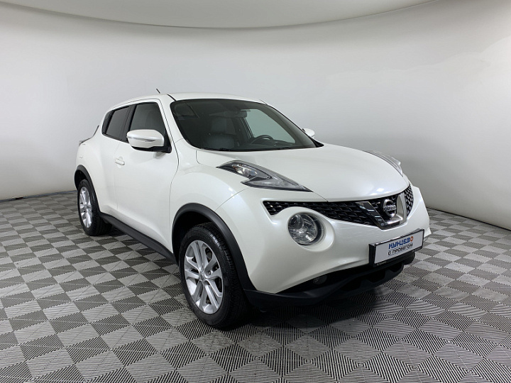 NISSAN Juke 1.6, 2014 года, Вариатор, БЕЛЫЙ