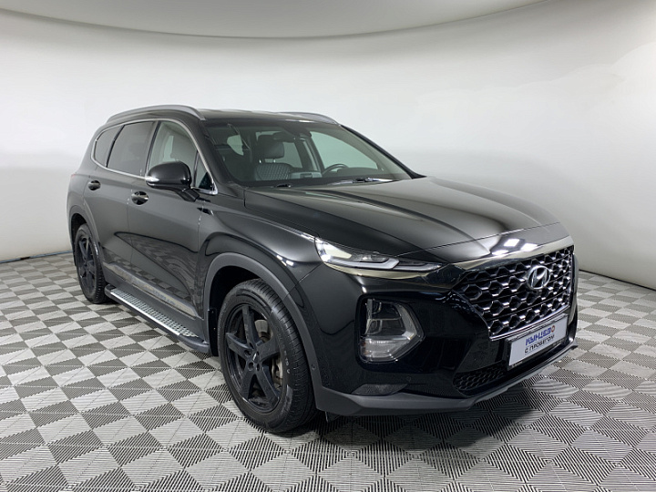 HYUNDAI Santa Fe 2.2, 2019 года, Автоматическая, ЧЕРНЫЙ