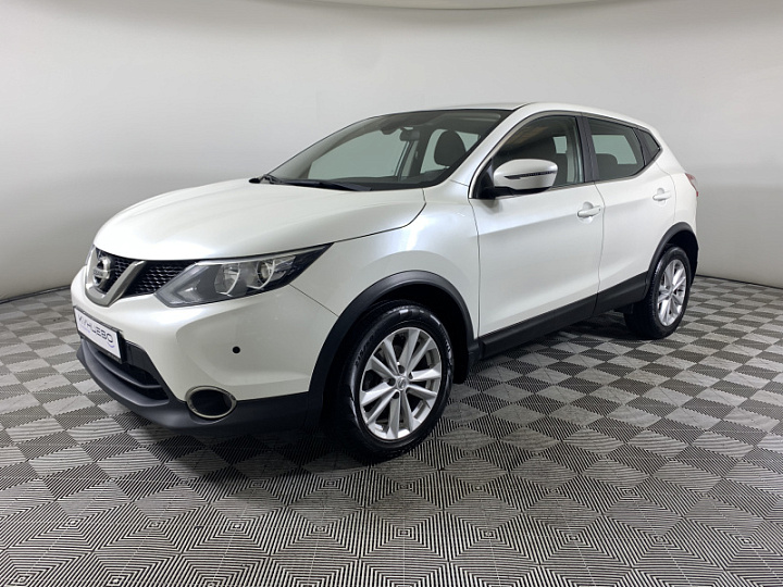 Nissan Qashqai 2, 2018 года, Вариатор, Белый